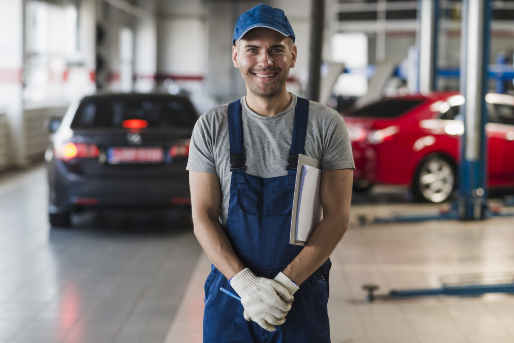 modern-automobile-mechanic-composition